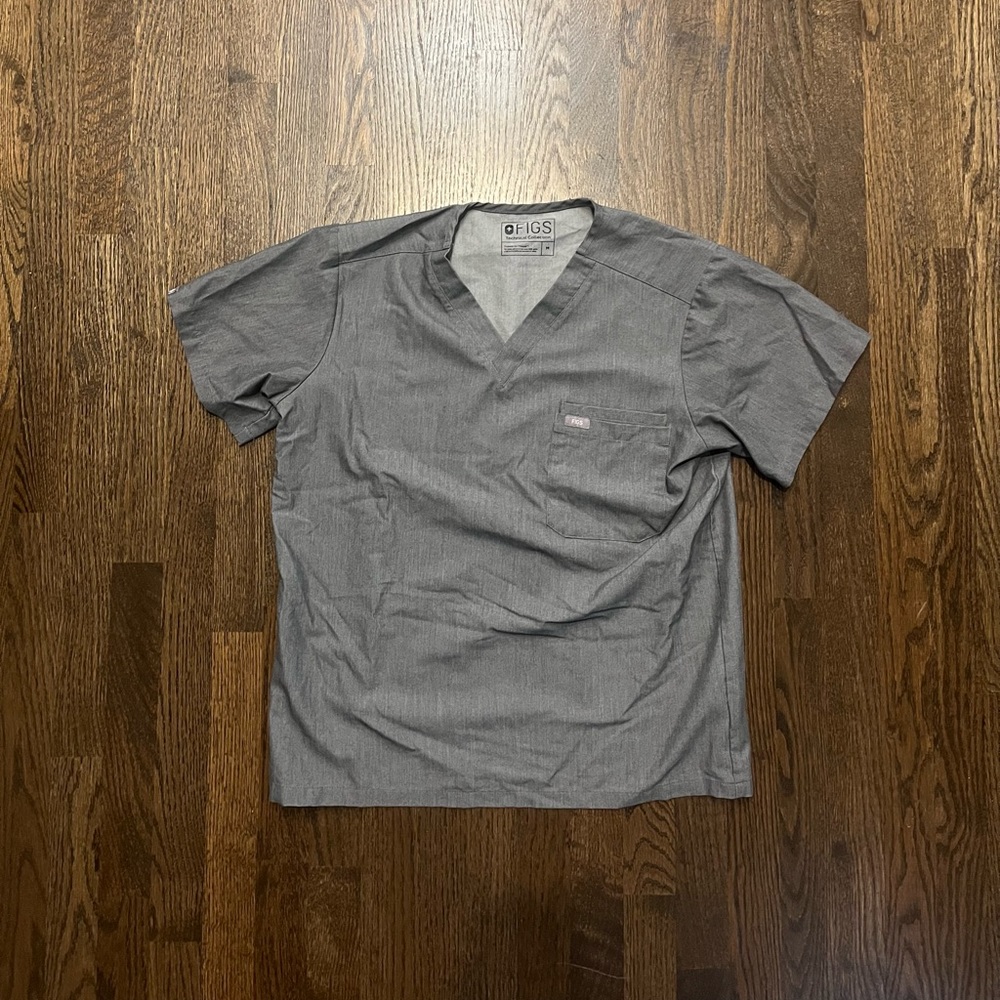 Figs Scrub Top Graphite Men’s Medium
